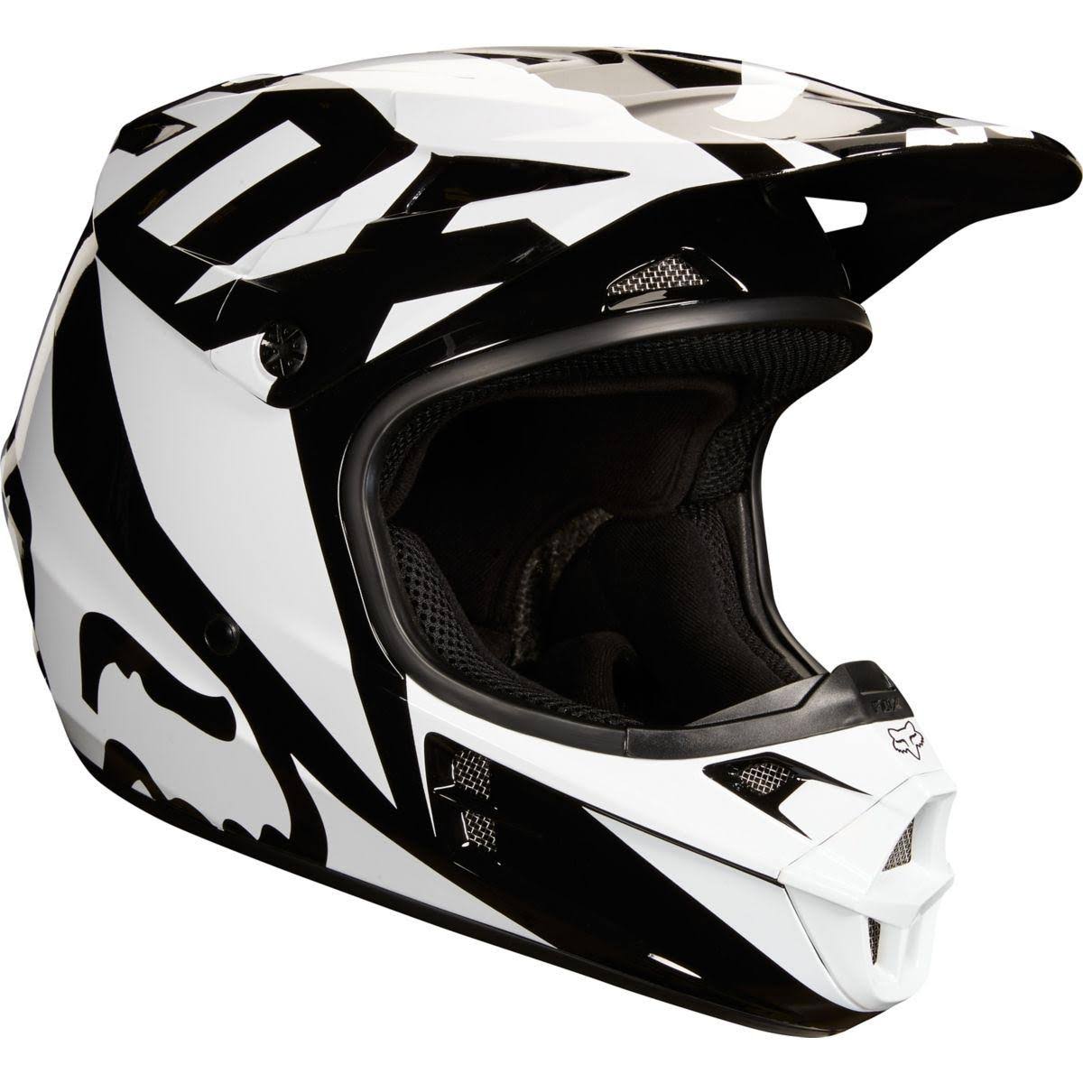 Fox Racing V1 Race Helmet, Black