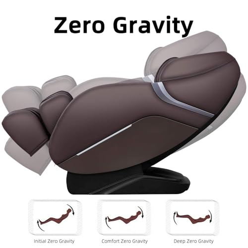 iRest 2025 SL Track Massage Chair Recliner, Full Body Massage Chair with Zero Gravity, Bluetooth Speaker, Airbags, Heating, and Foot Massage