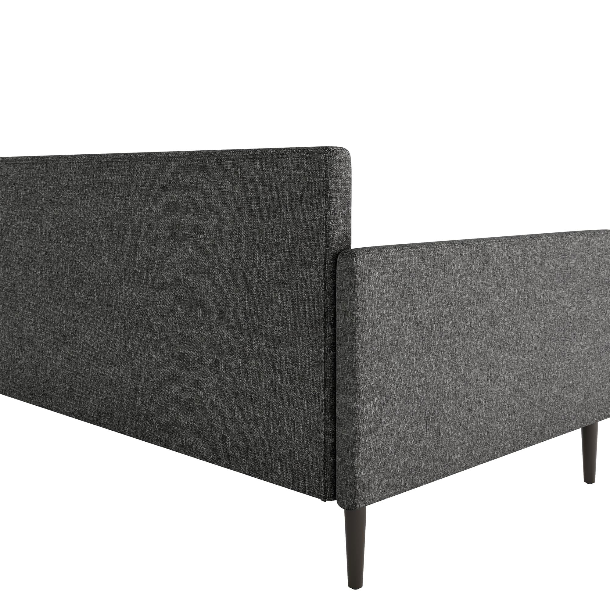 Queer Eye Wimberly Upholstered Daybed, Twin Size, Gray Linen