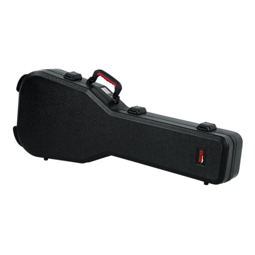 Gator Cases Molded Flight Case for Strat/Tele Style Electric Guitars with TSA Approved Locking Latch, (GTSA-GTRELEC)