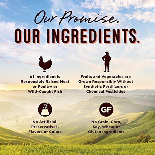 Castor u0026 Pollux Pristine Grain-Free Free-Range Chicken, Pea u0026 Carrot Stew Canned Dog Food, 12.7-oz, Case of 12