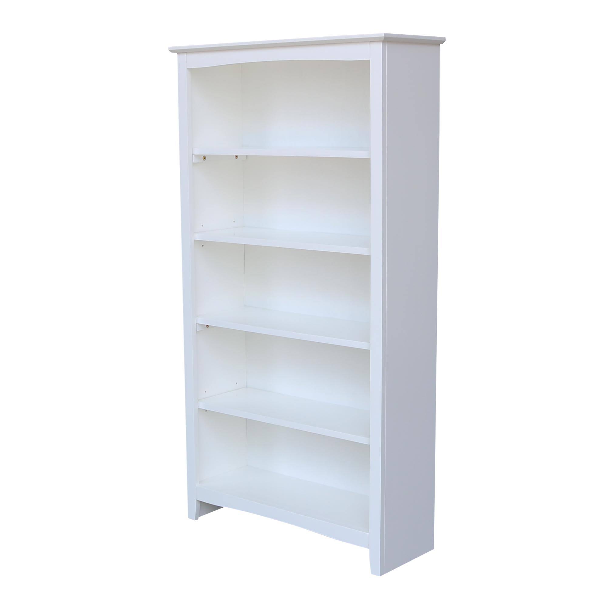 International Concepts Shaker Bookcase - 60x22H White