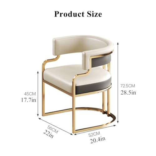 Leather Modern Tub Chair Upholstered Armchair for Living Room