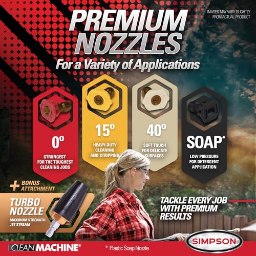 Simpson Cleaning 3400 PSI Gas Pressure Washer, 2.5 GPM Power Washer for Residential Use, CRX Engine, 25-Foot MorFlex Hose, Clean Machine