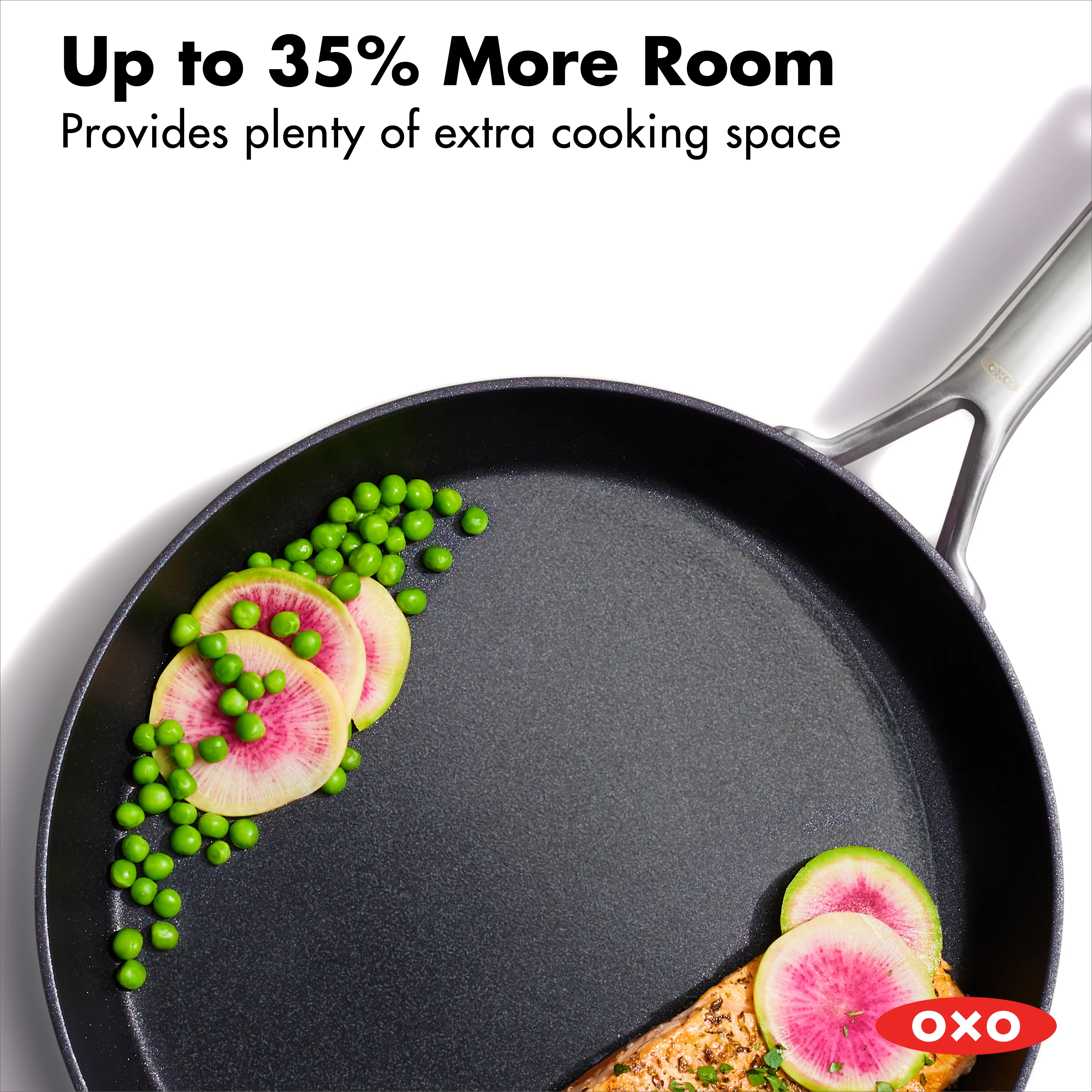 OXO Professional Hard Anodized PFAS-Free Nonstick, 10 Piece Cookware Set, Induction, Black