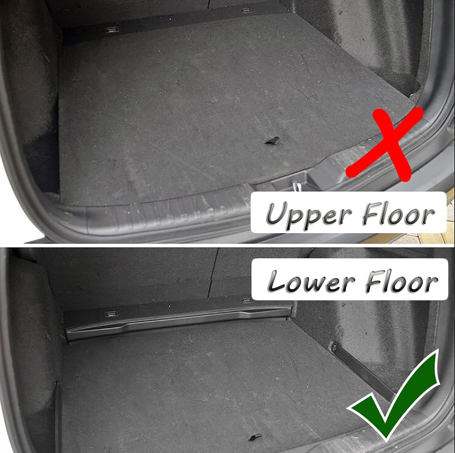 CARORMOKE Cargo Liner Trunk Mat Cargo Tray Black 2021 Compatible with 2017-2020 Honda CRV (Do Not Fit for Trunk with Subwoofer Or Honda CRV Touring)