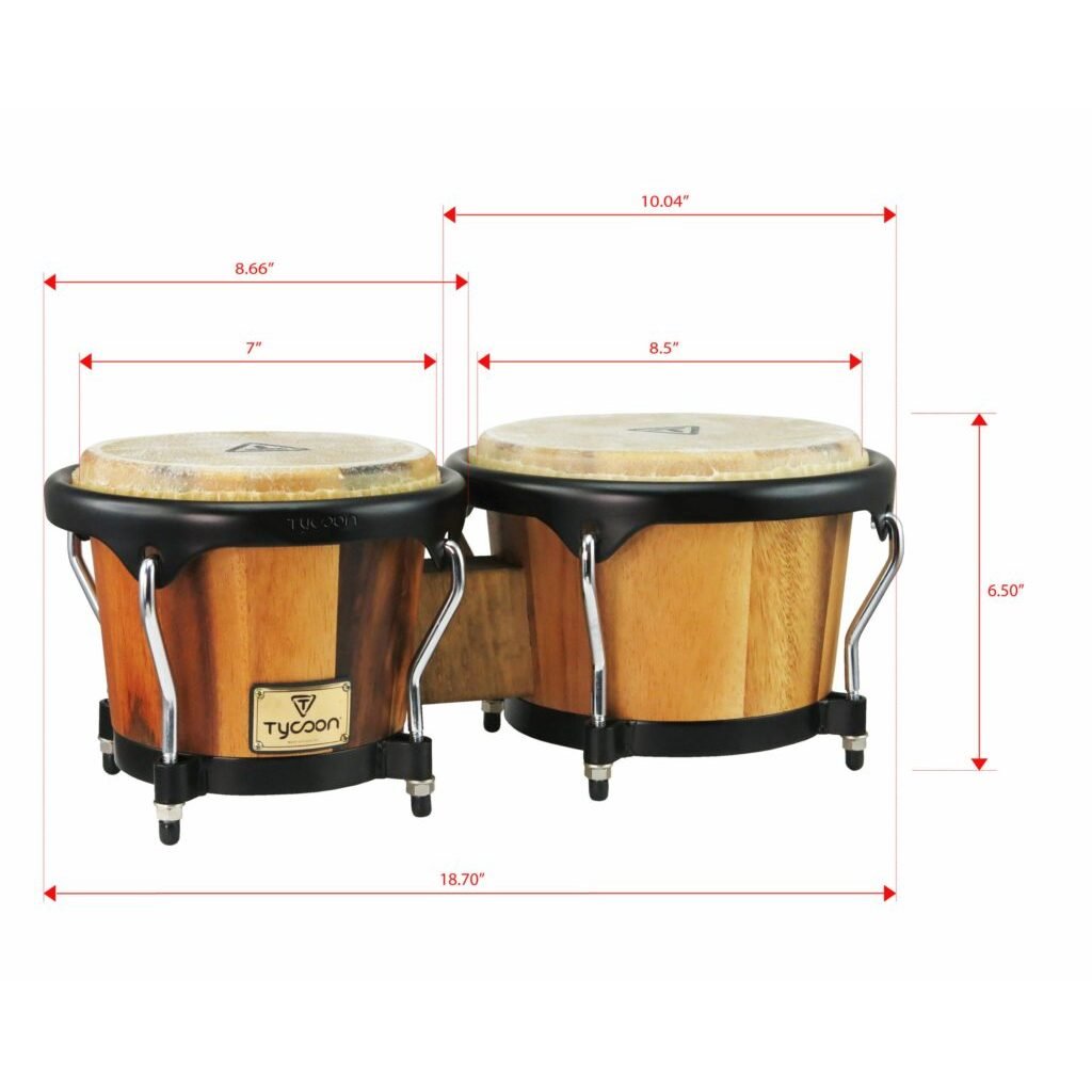 Tycoon Artist Series 7 & 8-1/2" Jamjuree Bongos - TB-80BJM