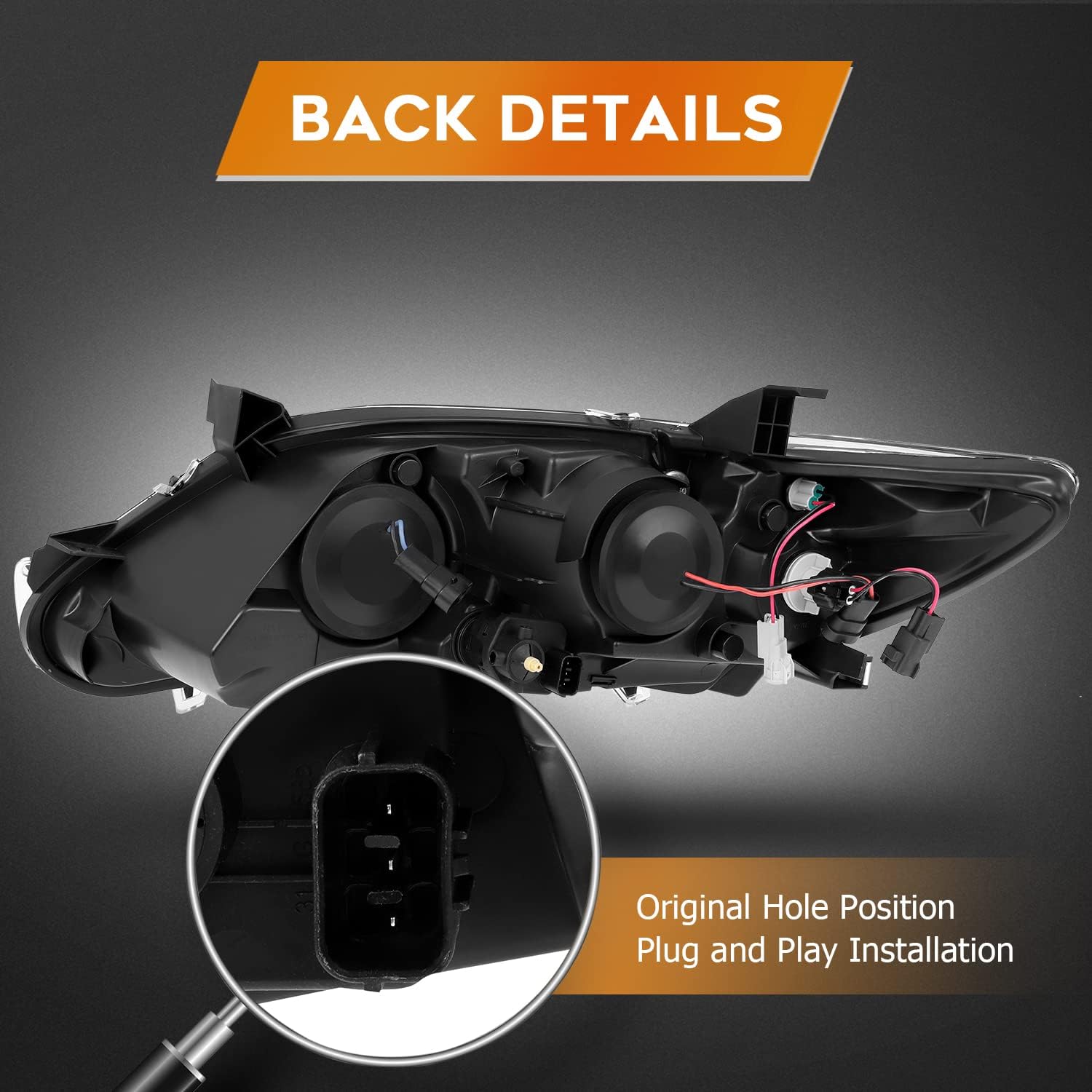LBRST LED Projector Headlight Assembly For Toyota Camry 2010-2011 LED Sequential Turn Signal Light DRL Front Lamps Driver and Passenger Side
