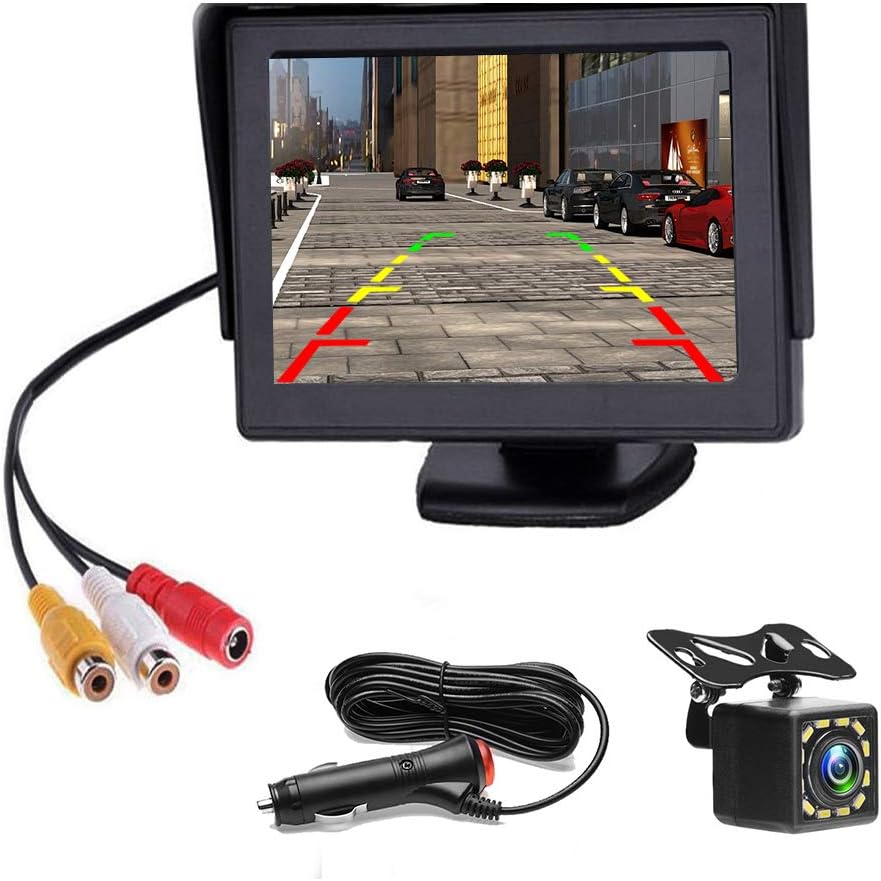 Backup Camera 4.3 Inch HD 720P Car Backup Camera for Cars,Trucks,Pickups