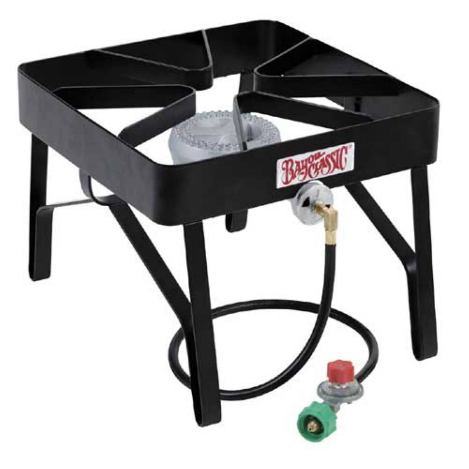 Bayou Classic Outdoor Patio Burner, Size: 16 x 16 x 13 Inches, Black
