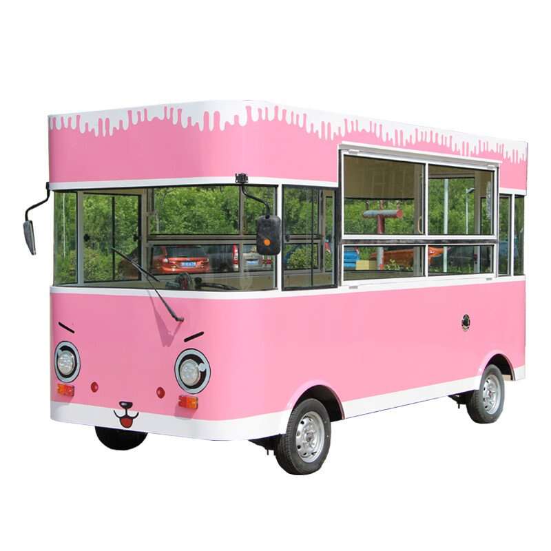 Snack car multi-function dining car electric mobile stall cart mobile braised vegetables cooked food fast food breakfast gourmet RV