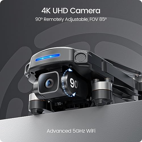 Holy Stone GPS Drone with 4K UHD Camera for Adults Beginner; HS360S 249g Foldable FPV RC Quadcopter with 10000 Feet Control Range, Brushless Motor