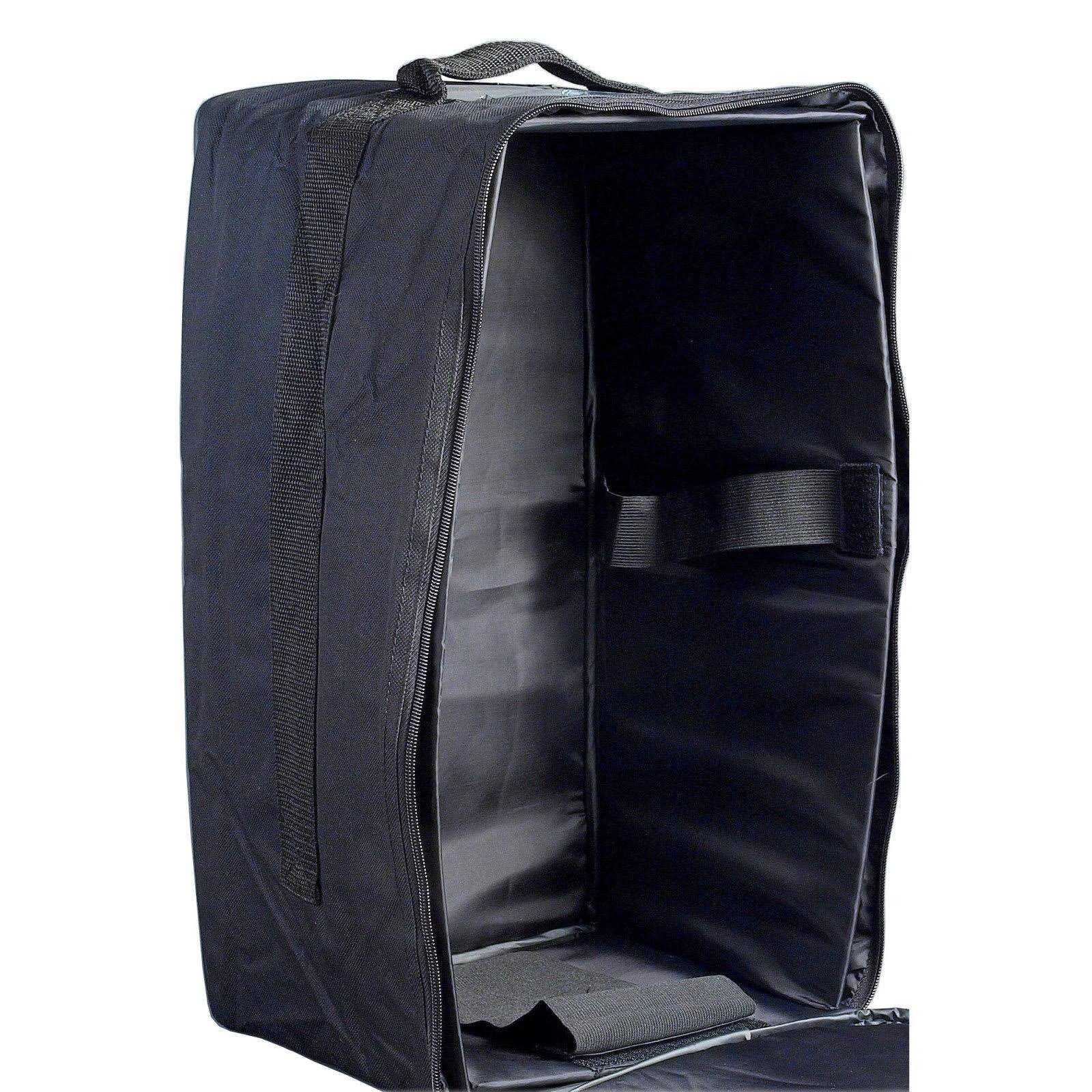 OMAX Large Vinyl Carrying Case for Microscopes with Handle and Straps