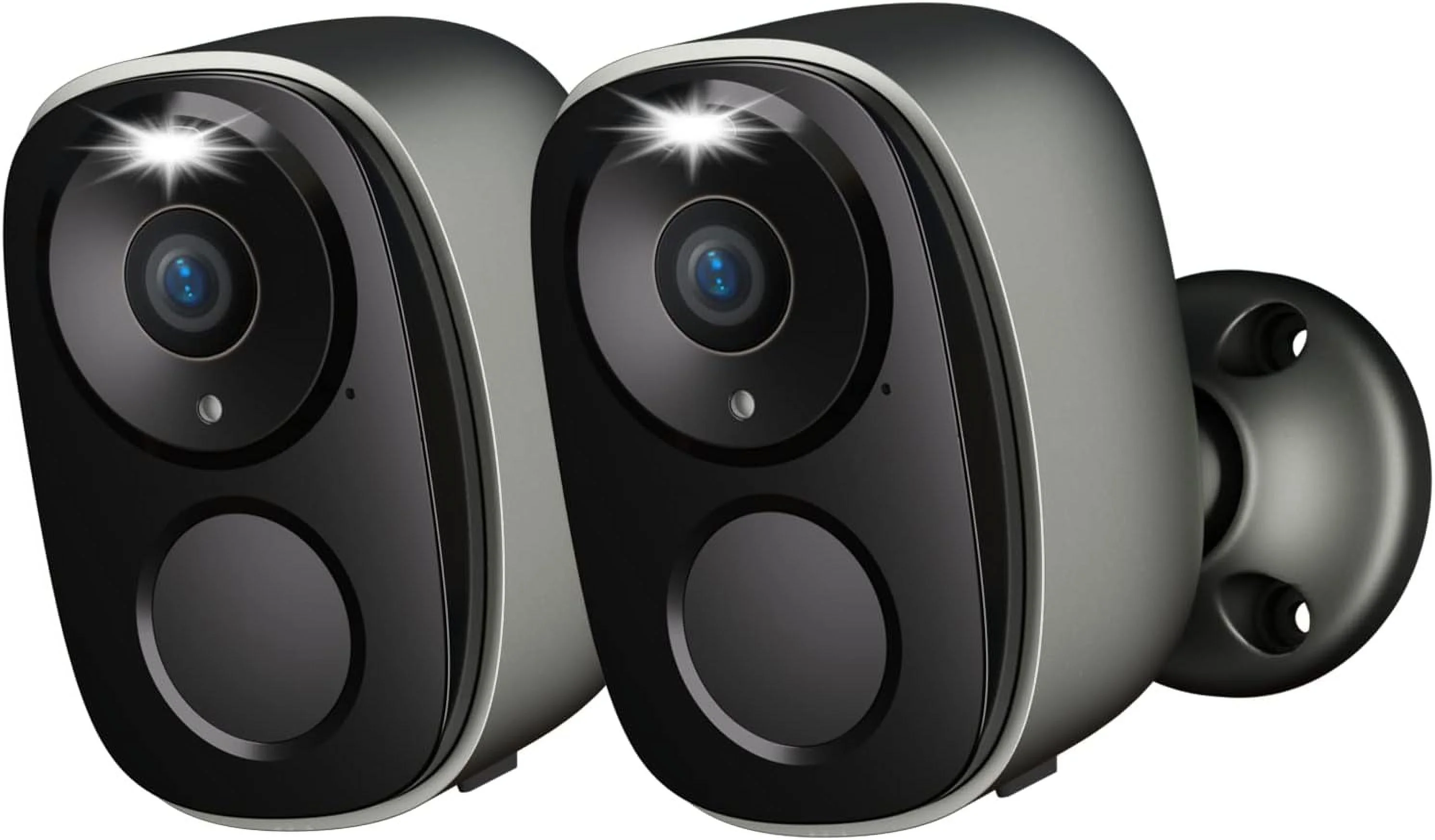 Security Cameras Wireless Outdoor, 2K Battery Powered Camera for Home Security with IP65, SD/ Free Cloud Storage, No Monthly Fee, AI Motion Detection