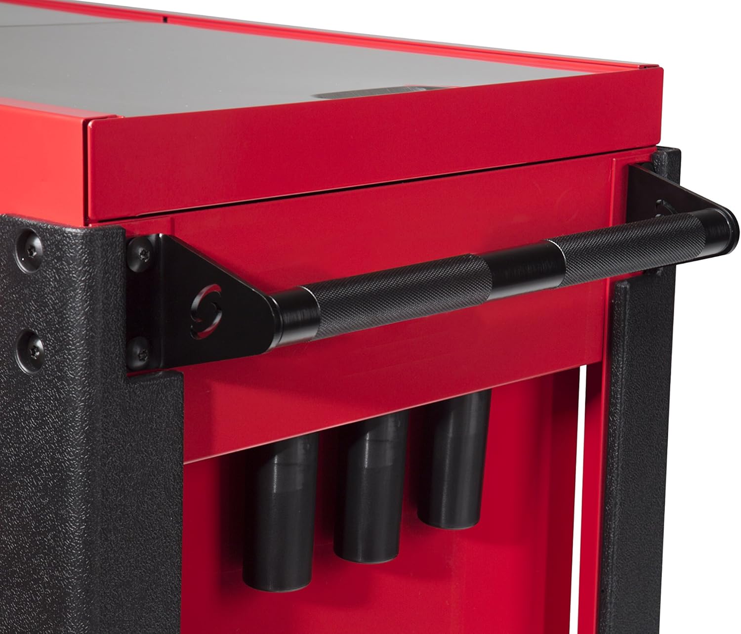 Sunex 8035XT 3 Drawer Service Cart with Sliding Top- Red