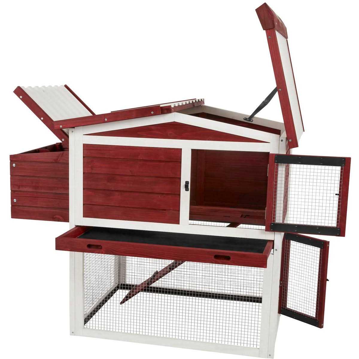 Frisco Wooden Outdoor Chicken Coop - Pet Supplies online store