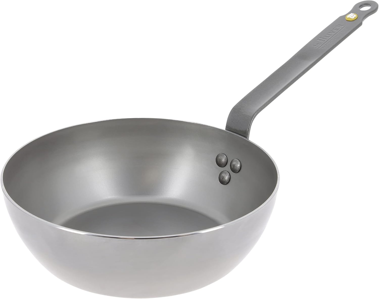 de Buyer - Mineral B Country Pan - Nonstick Frying Pan - Carbon and Stainless Steel - Induction-ready - 11