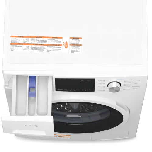 KoolMore 2.7 Cu. ft. All-in-One Washer & Dryer Combo in White.