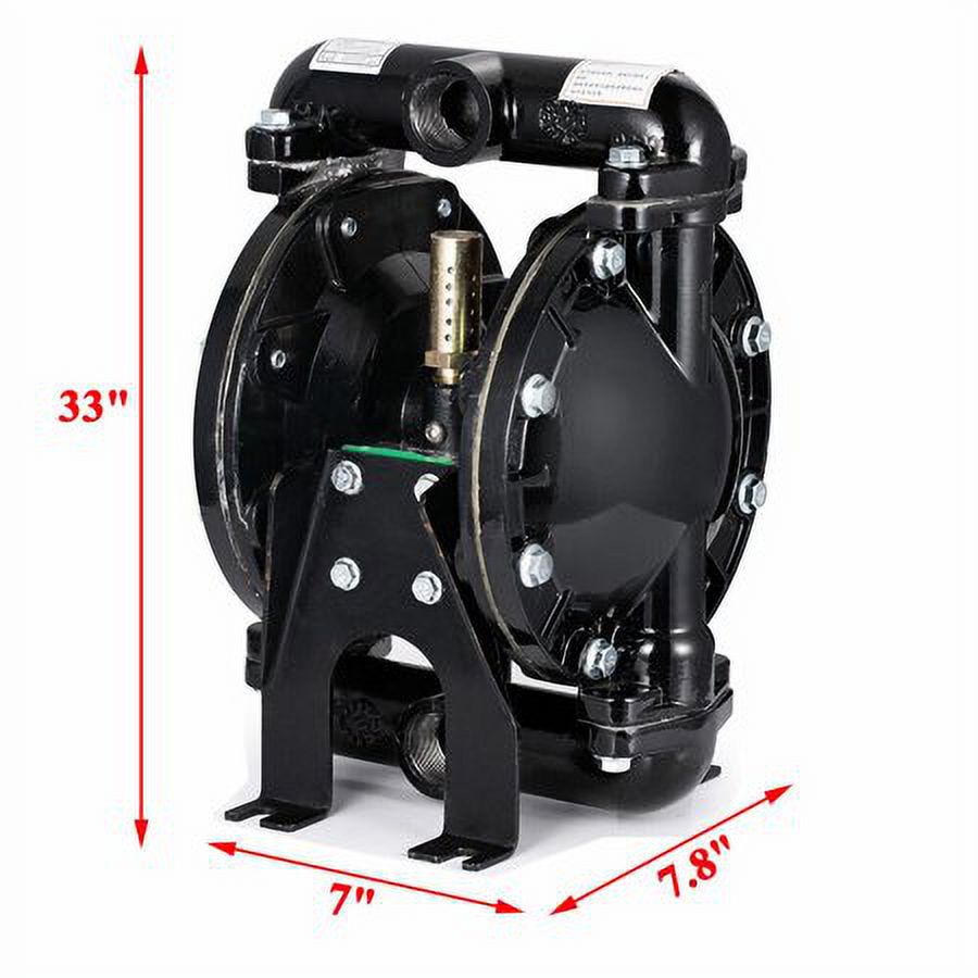 Air Operated Double Diaphragm Pump 1inch 35GPM Diaphragm Optional for Industrial