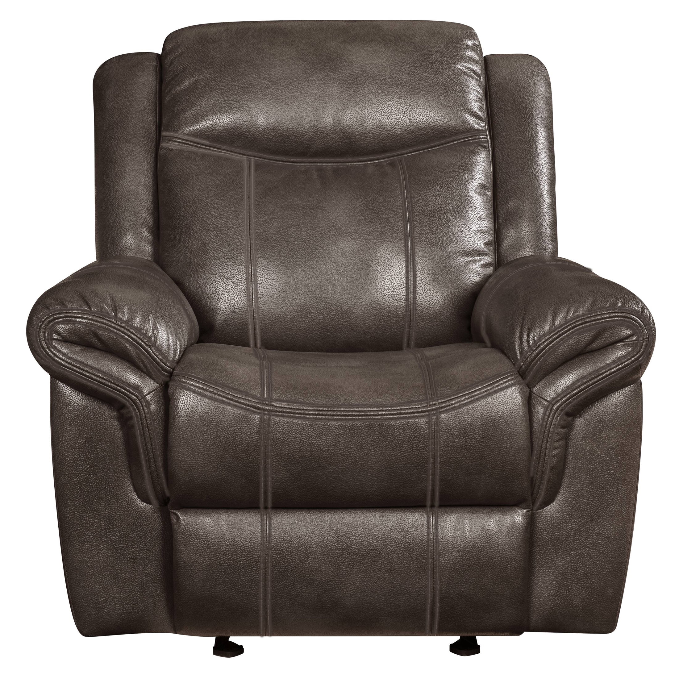 ACME Lydia Glider Recliner in Brown Leather Aire