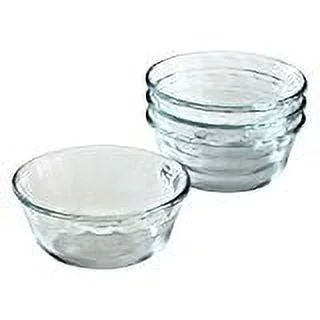 Pyrex Bakeware 10-Ounce Custard Cups Dessert Dish (Set of 4)