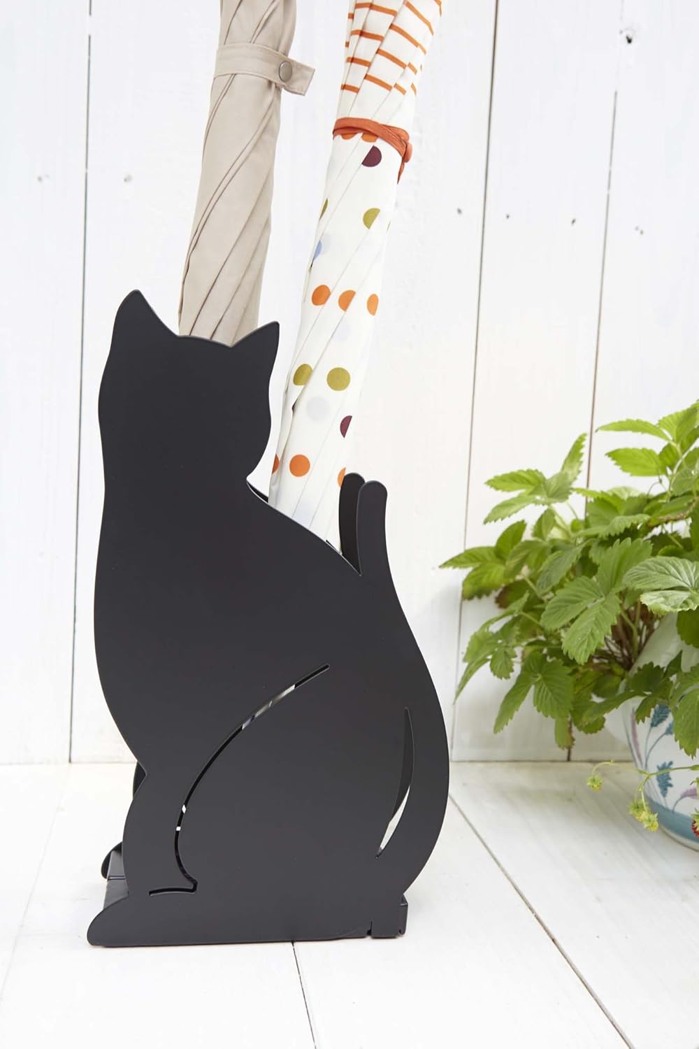 Yamazaki Home Cat Umbrella Stand – Animal Metal Storage Holder Organizer.