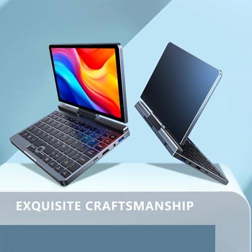 8 inch Mini Laptop HD Touchscreen Portable 2-in-1 Small Computer, Windows 11 Pro Laptop for Business and Students