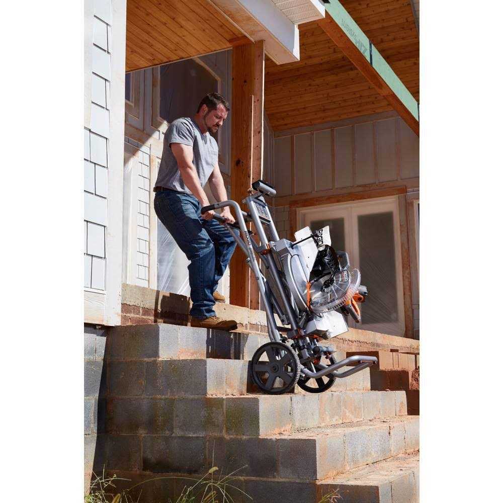 RIDGID AC9946 Mobile Miter Saw Stand with Mounting Braces - Shop Hardware Tools Online Store