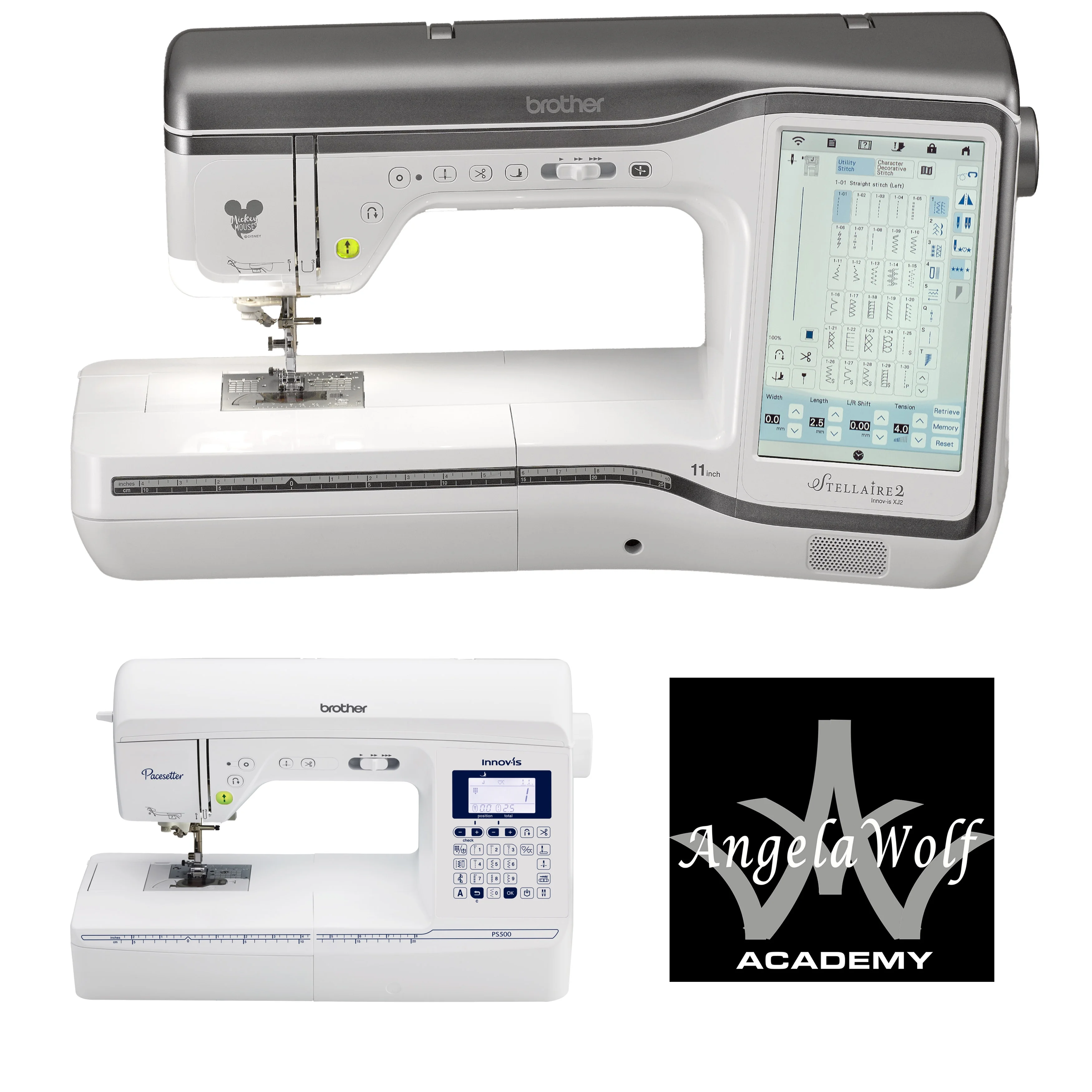 Brother Stellaire Innov-is XJ2 Sewing and Embroidery Machine + Bonus Brother PS500 Sewing Machine - Curated Treasures Market