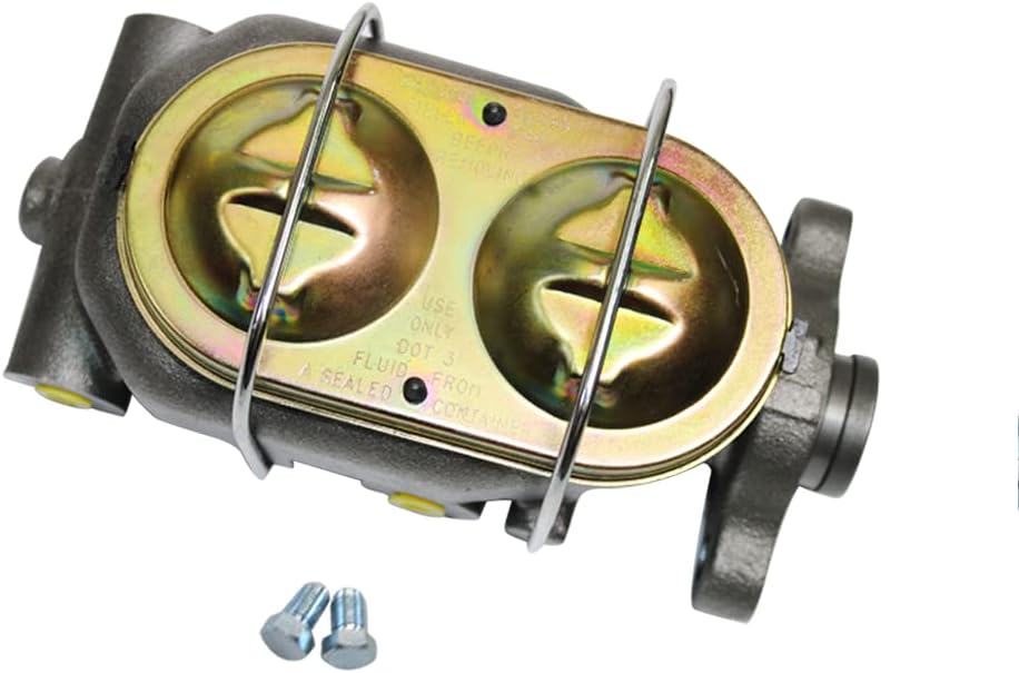 DEMOTOR PERFORMANCE Universal GM Corvette Style Cast Iron Master Cylinder 1 Bore 4 Port Pack of 2