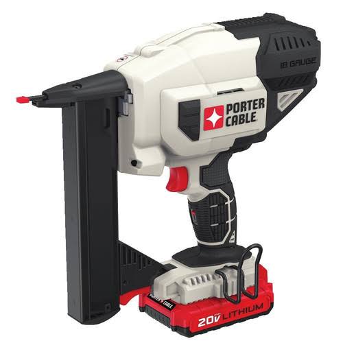 Porter-Cable PCC791LAR 20V Max Lithium-Ion 18 Gauge Narrow Crown Stapler Kit