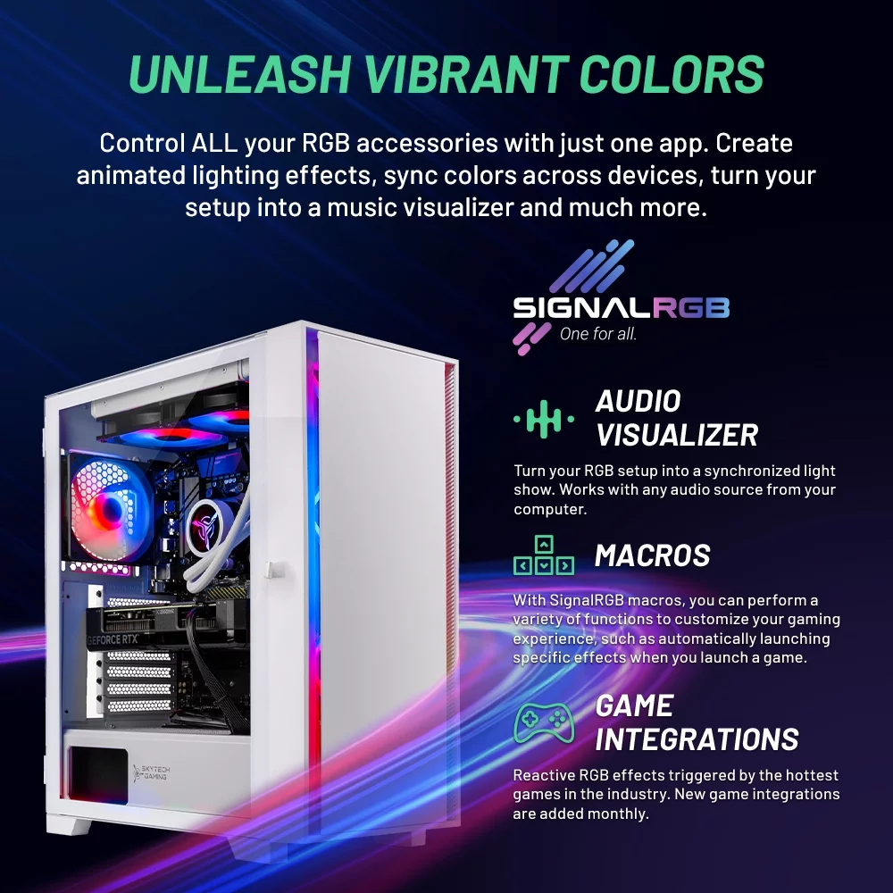 Skytech Shiva Gaming PC, AMD Ryzen 7, NVIDIA rtx 4060Ti, 1TB SSD, 16GB DDR4, Windows 11, New Condition - Radiant Selections