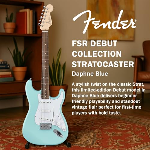 Fender Squier Stratocaster - Torino Red Bundle with Amplifier, Gig Bag, Strap, Instrument Cable, Picks, and Austin Bazaar Instructional DVD