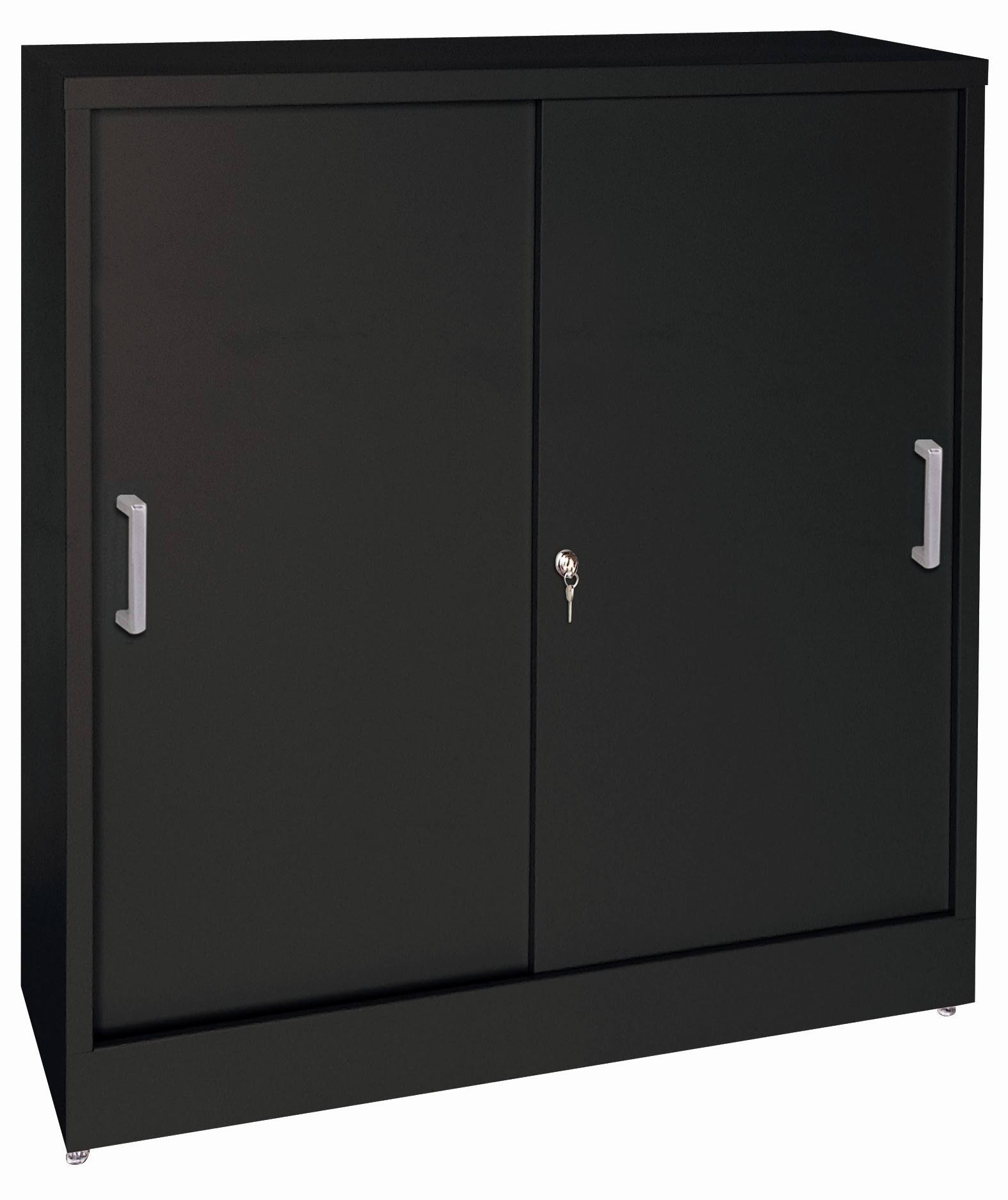 Sandusky Sliding Door 36x22 Storage Cabinet Color: Black