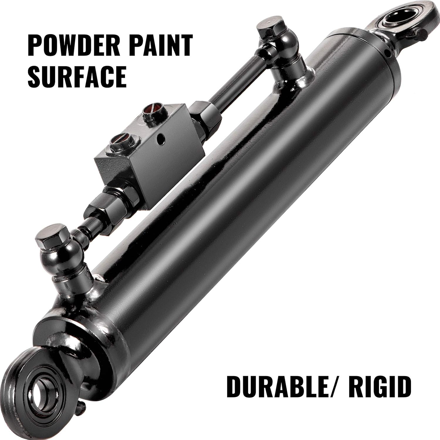 VEVOR Double Acting Hydraulic Cylinder 2'' Bore, Top Link Hydraulic Cylinder 10'' Stroke