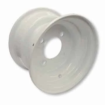 8"Steel ATV Wheel, 5 3/8" Wide,  Four 1/2" Bolt Holes on 4" Circle
