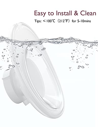 Momcozy M5 Hands-Free Wearable Breast Pump, Double-Sealed Flange for Baby-Like Comfort, 3 Modes & 9 Suction Levels, Portable Electric Pump – 24mm