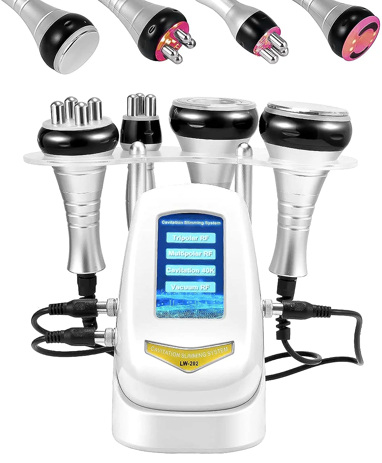 Cavitation Machine, 4-in-1 Body Sculpting Machine with Home Use Spa Skin Care for Face, Arm, Waist, Belly, Leg
