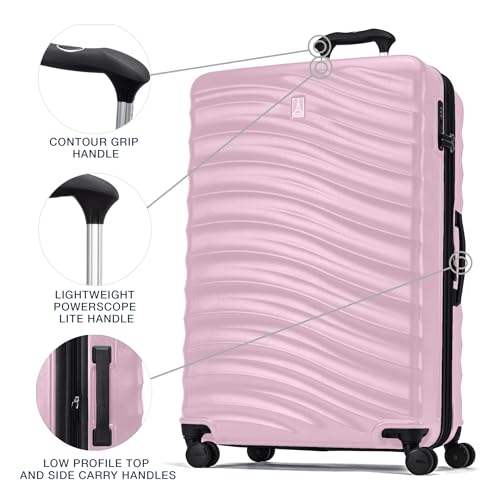 Travelpro Maxlite Air V2 Hardside Expandable Carry on Luggage, 8 Spinner Wheels, Lightweight Hard Shell Suitcase, TSA lock, Black, Carry On 21-Inch