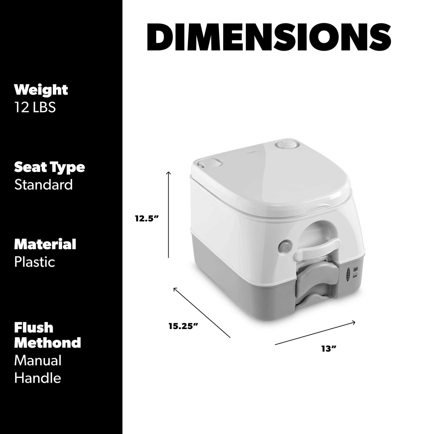 Dometic 972 Portable Toilet - Sports Supplies Online Store