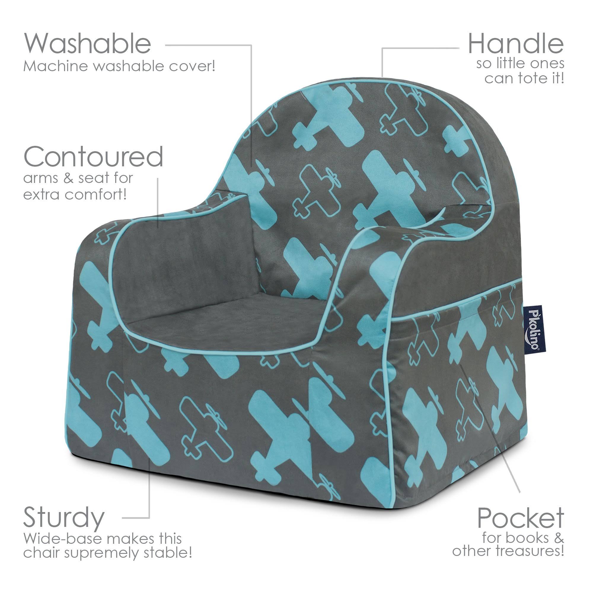 P Kolino Little Reader Chair Green