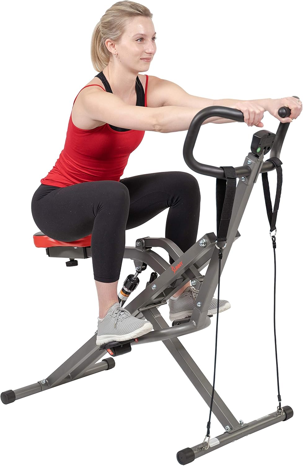 Sunny Health & Fitness Row-N-Ride PRO™ Squat Assist Trainer - SF-A020052