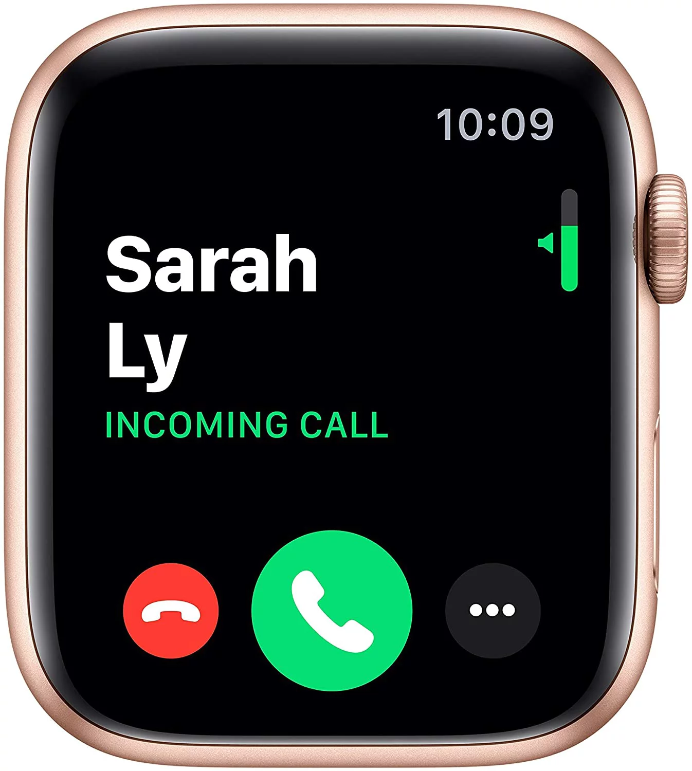 Restored Apple Watch Series 5 (GPS, 40MM) Gold Case + Pink Sand Sport Band -- (Refurbished)
