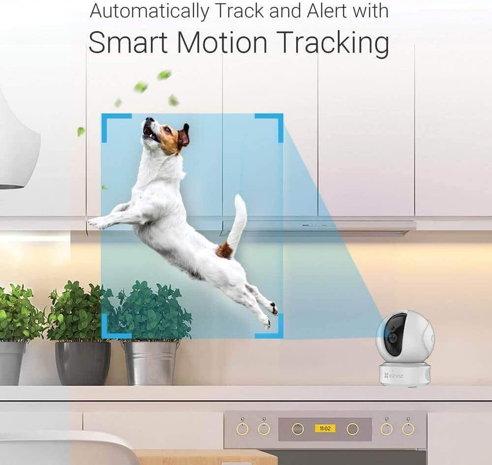 EZVIZ EZ2461C2WH C6CN 1080p Pan Tilt Security Camera 2 Pack