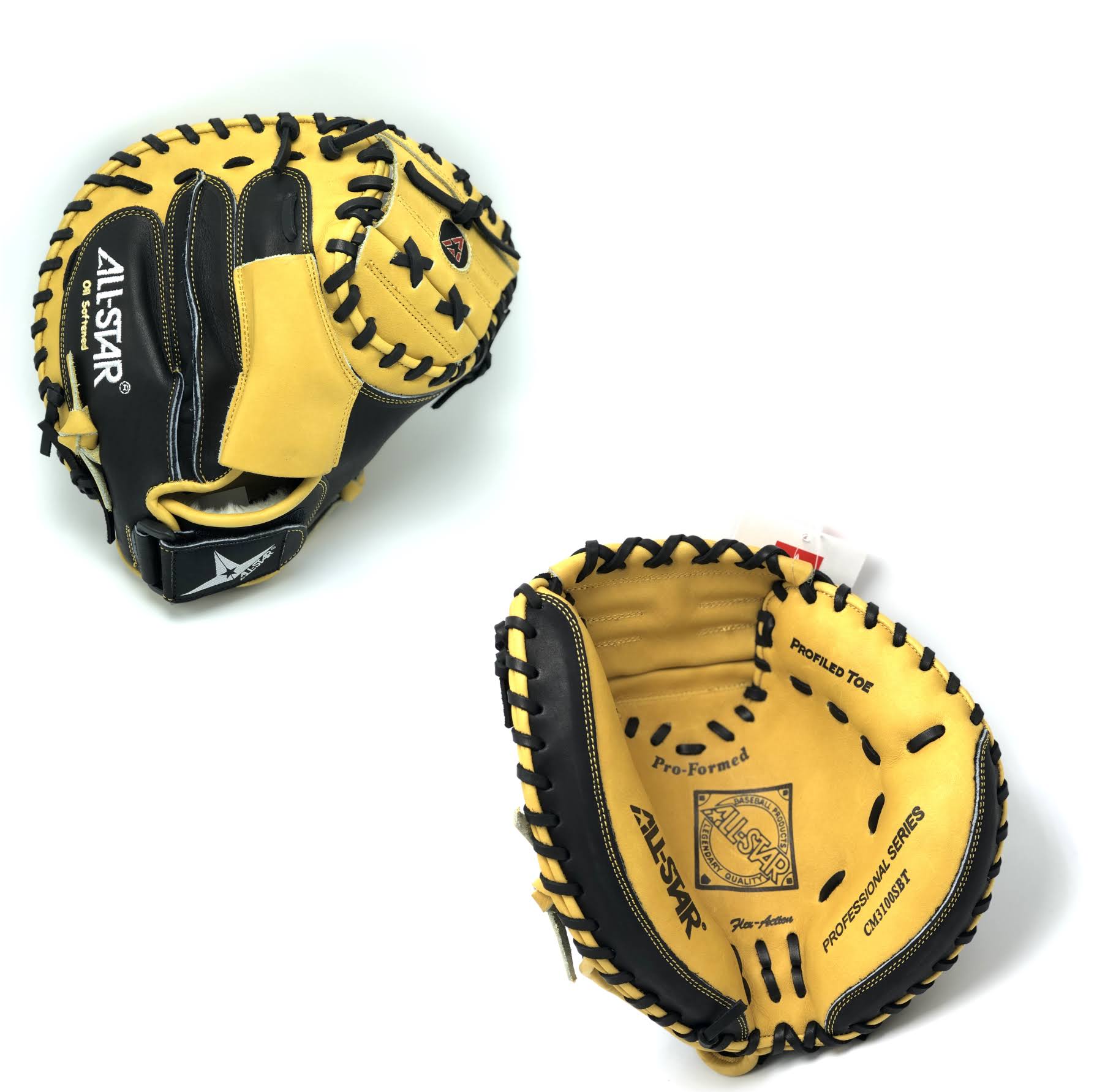 All-Star Pro-Advanced 33.5 inch CM3100SBT Baseball Catcher&s Mitt