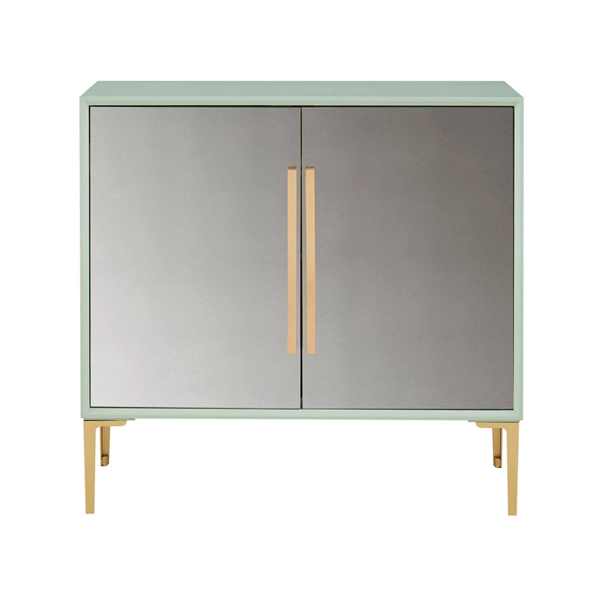 Madison Park Curry 2-Door Accent Cabinet - Mint