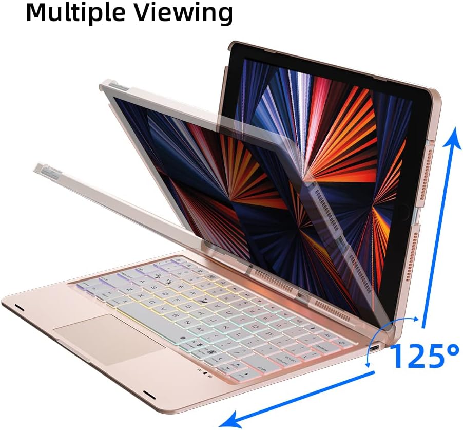 doqo Magnetic Keyboard Case for iPad Air 5th Generation(2022)/iPad Air 4th Generation(2020), iPad Pro 11 2018/2020/2021