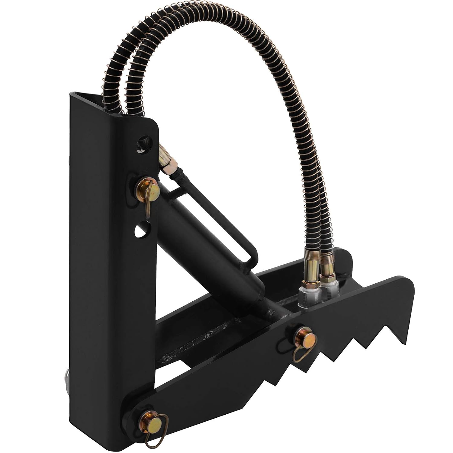 Mophorn 18 Hydraulic Backhoe Thumb, 1/2 Thickness Heavy Duty Excavator Thumb, Black Steel Weld On Thumb Attachments with Hydraulic Cylinder