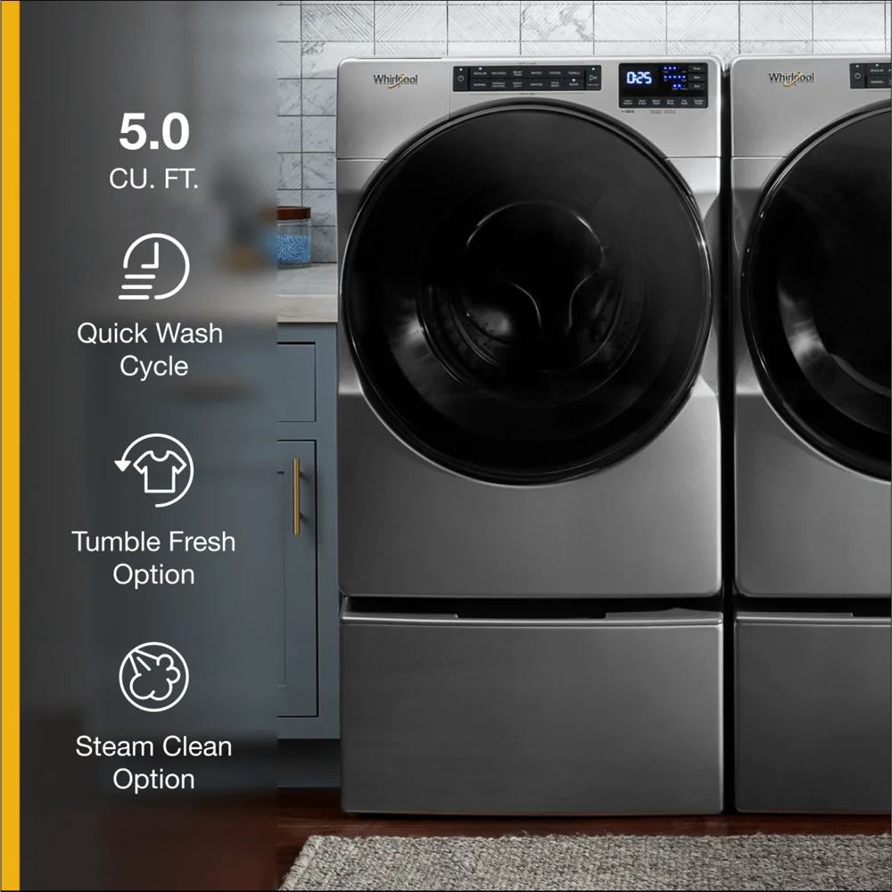 WHIRLPOOL WFW6605MC  FRONT LOAD WASHER White