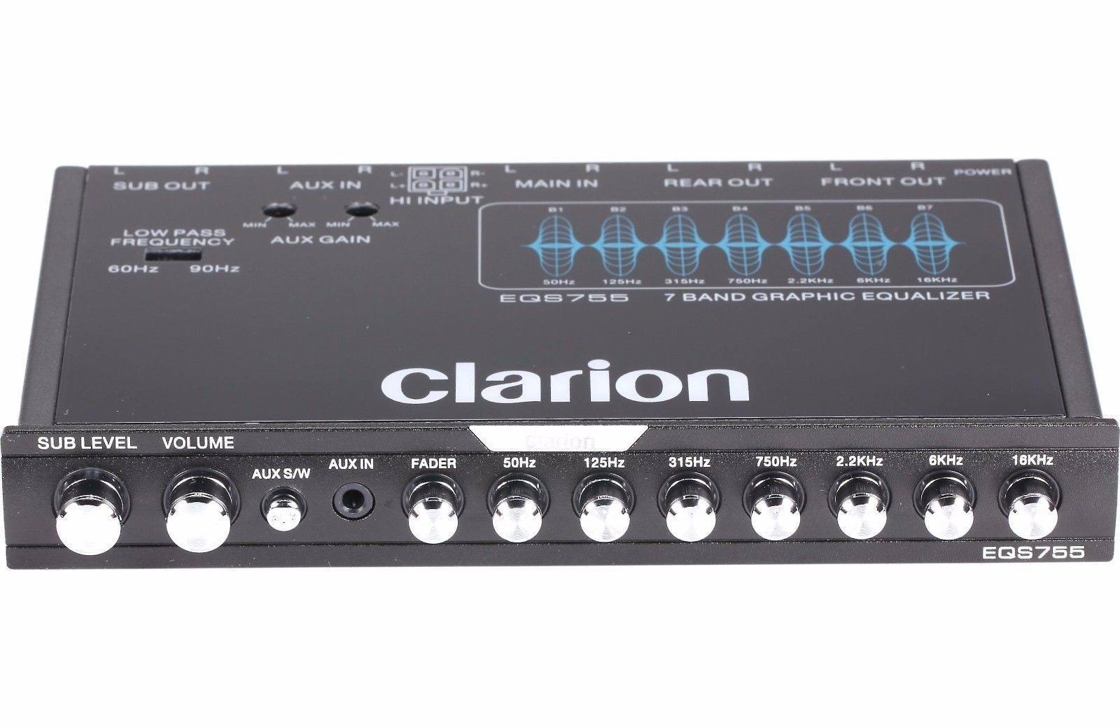 Clarion EQS755 Car Equalizer